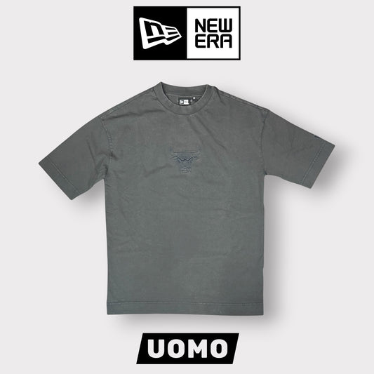 NEW ERA - T-Shirt Uomo CHICAGO BULLS, Col.Grigio