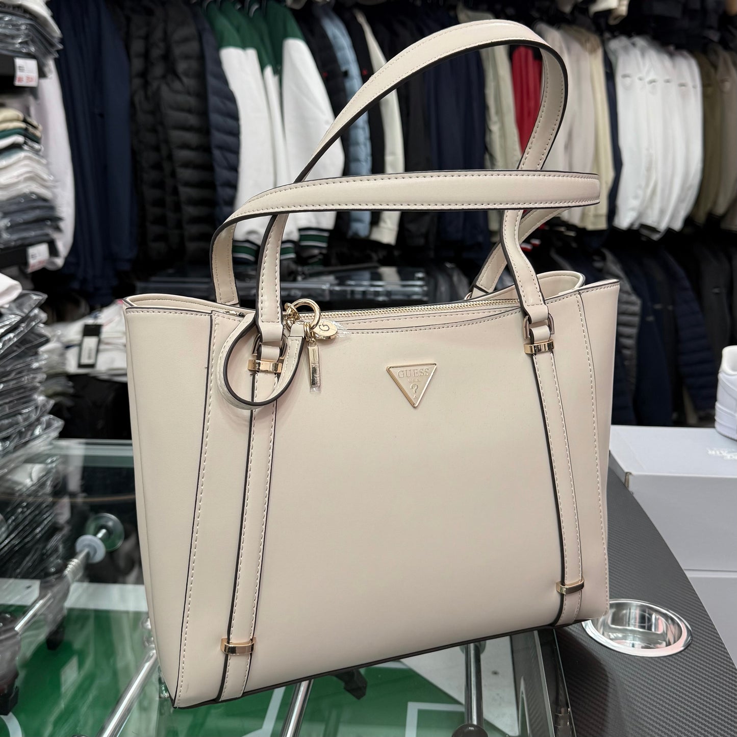 Borsa GUESS Group DARYNA Grande, Col.Bone