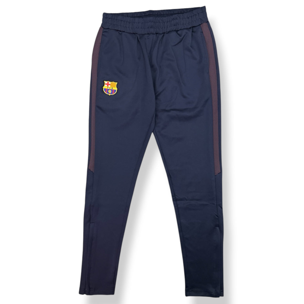 BARCELLONA- Tuta completa Uomo, senza cappuccio, con zip sulla caviglia, tex.Acetato, col.Rosso/Blu