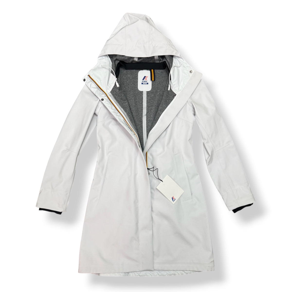 KWAY- Giubbotto Donna, mod.Stephy Bonded Jersey, col.White