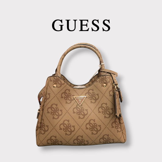GUESS- Borsa Donna, Group:MERIDIAN II, Col.LATTE LOGO