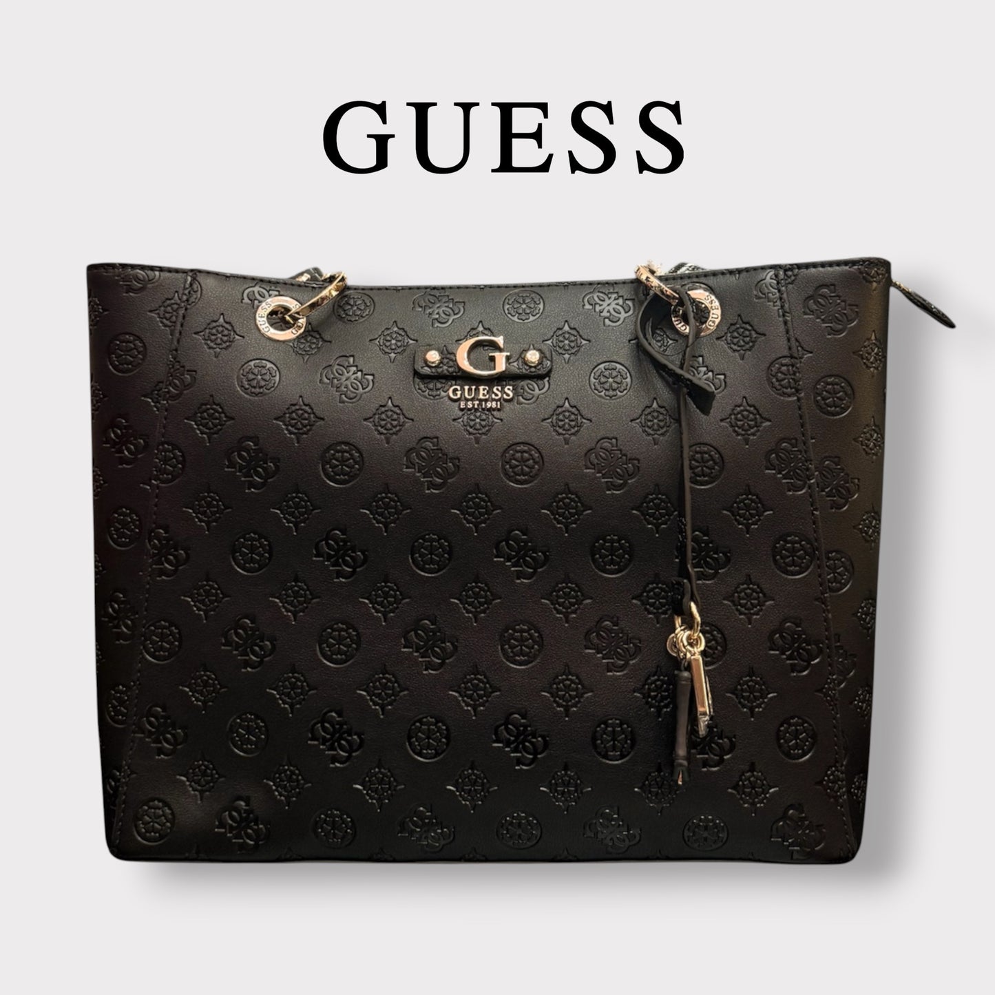 GUESS- Borsa Donna, Group:DITA, Col.Black logo