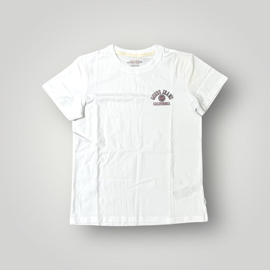 T-shirt GUESS JEANS con logo lato cuore (GUESS JEANS CALIFORNIA), Col.Bianco