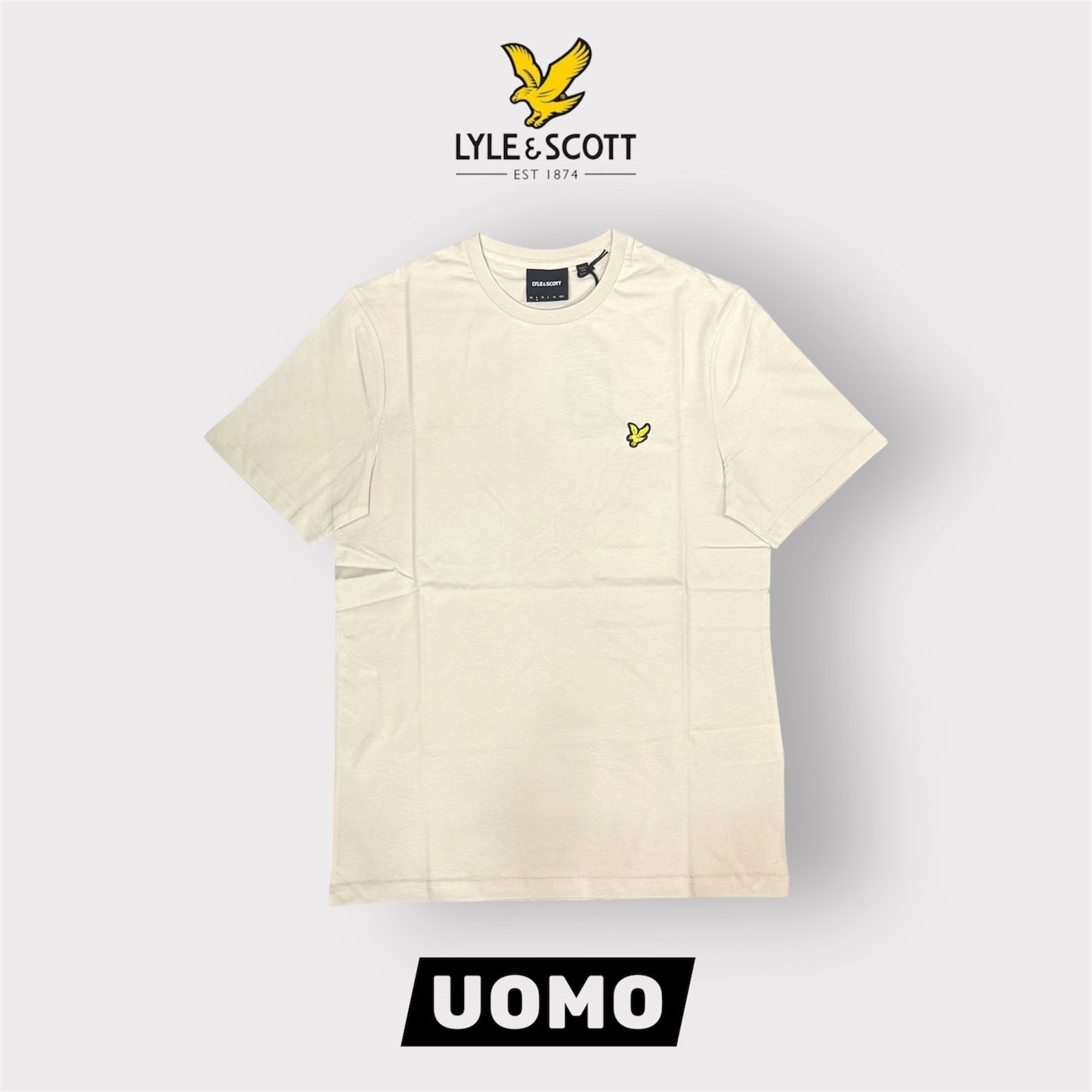 LYLE & SCOTT- T-Shirt Uomo Regular Fit, Col.Cove
