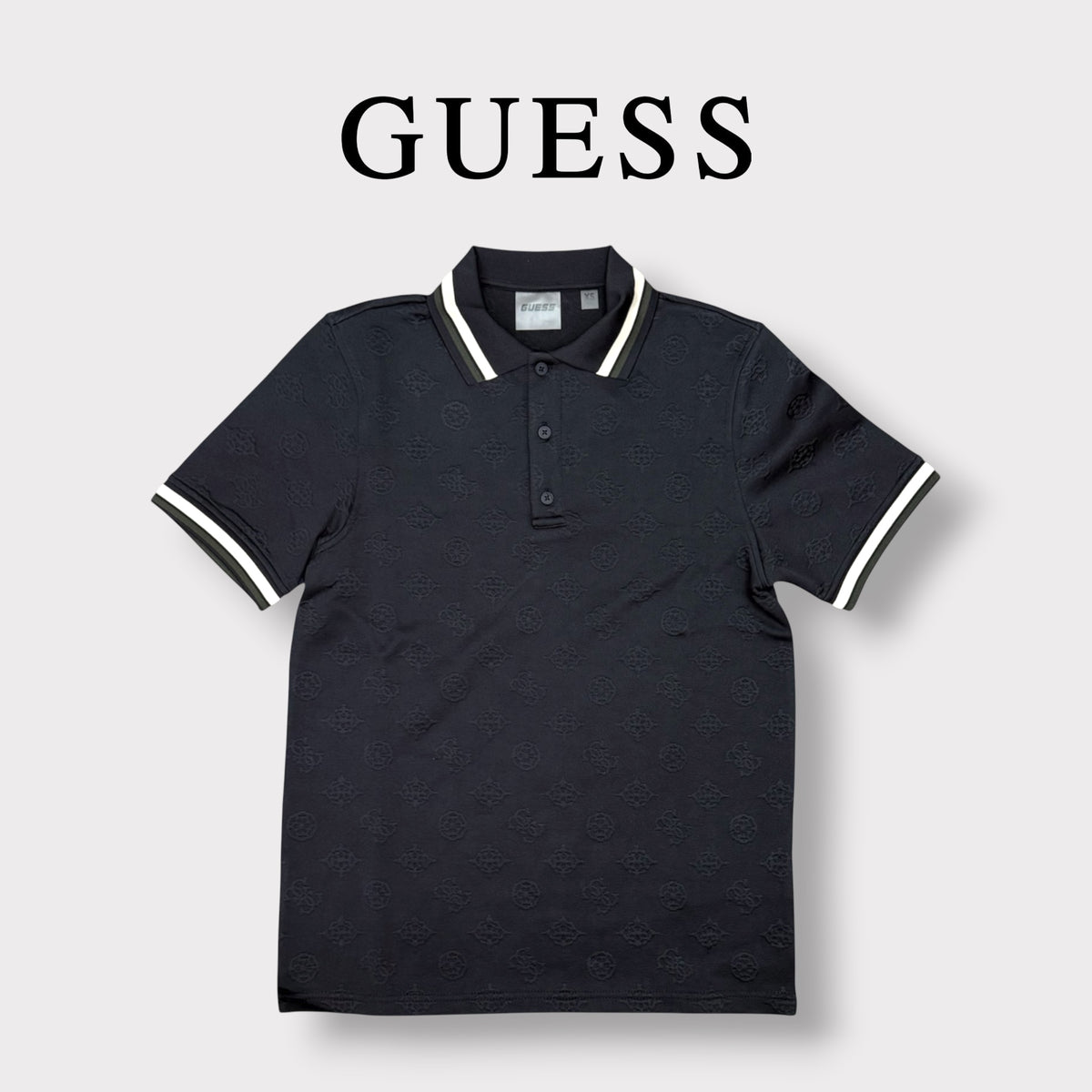 GUESS- Polo Uomo, col.Blu