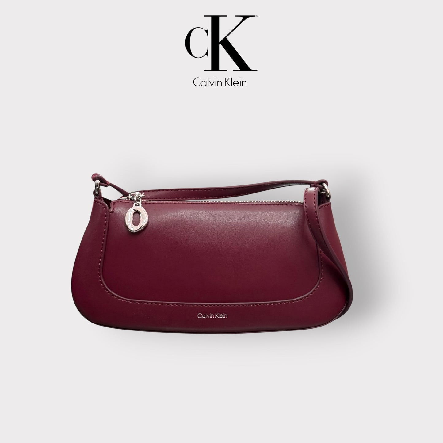 CALVIN KLEIN- Borsa Donna, Col.Bordeaux