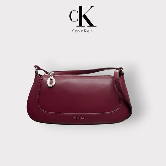 CALVIN KLEIN- Borsa Donna, Col.Bordeaux