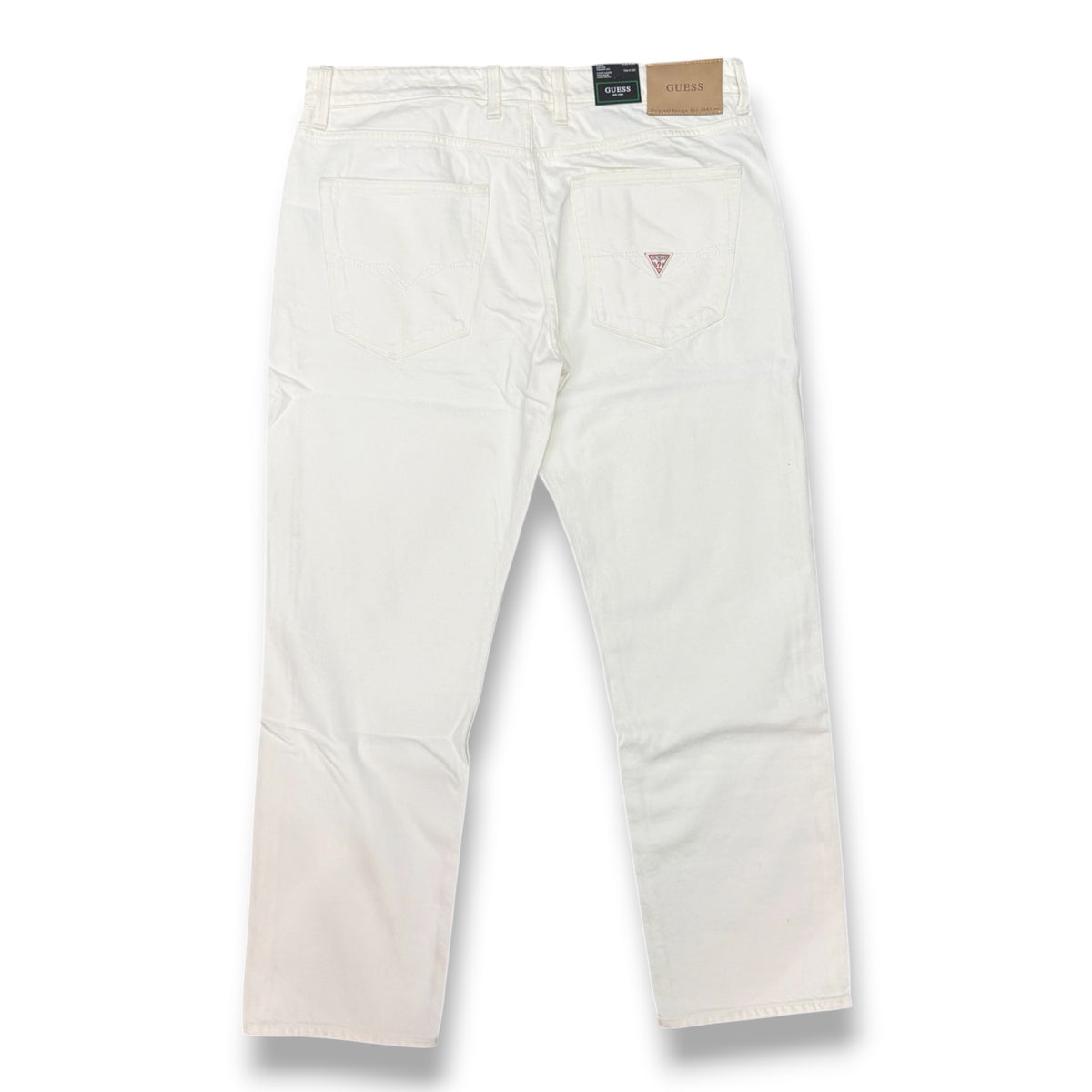 GUESS JEANS- Jeans Uomo, mod.SlimFit Low Rise Straight Leg, Col.Bianco