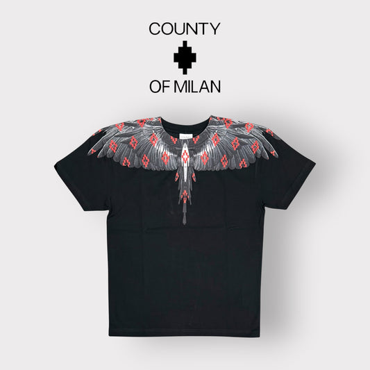 COUNTY OF MILAN- T-Shirt Uomo, (veste comoda), Col.Nero
