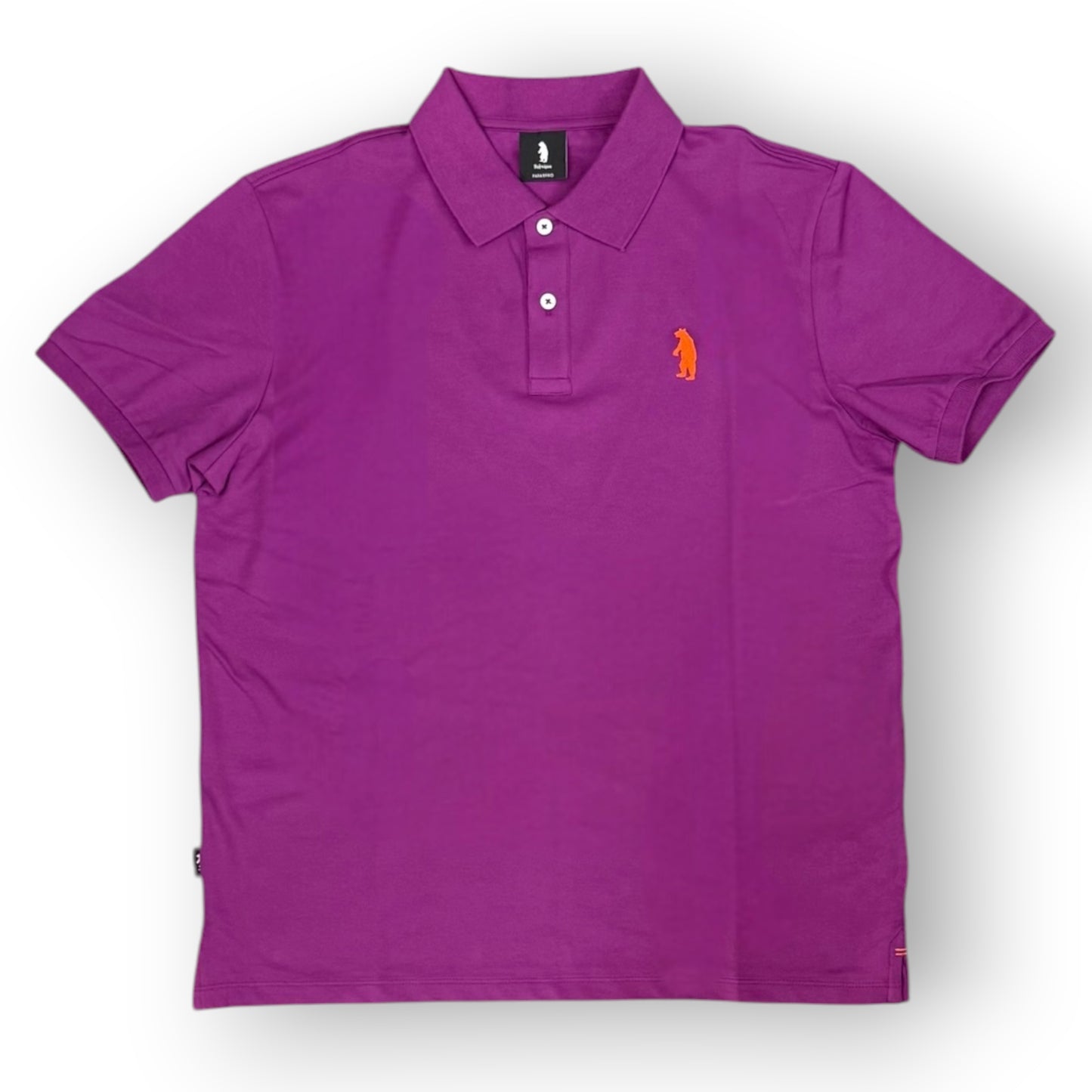 REFRIGUE- Polo Uomo, con logo lato cuore, col.Purple