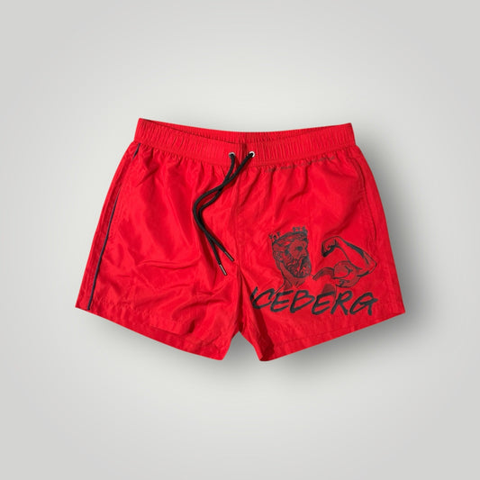 Costume Uomo ICEBERG BEACHWEAR, Col.Rosso MOD.(ICEGMBS03)-(veste piccolo)