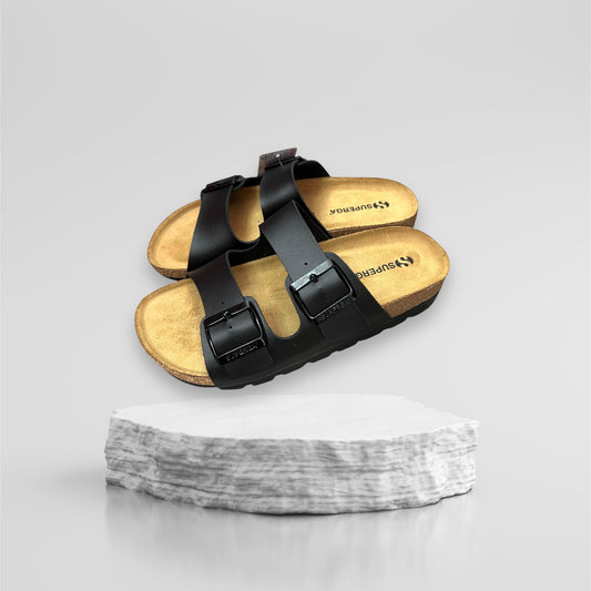 Ciabatte SUPERGA Donna, con platform, col. Nero