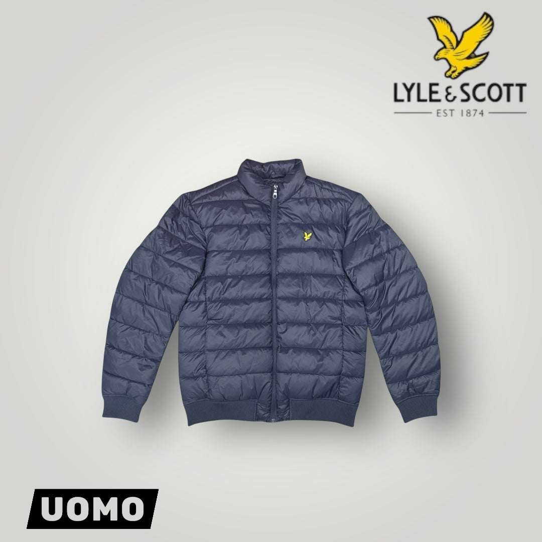 Giubbotto  LYLE&SCOTT, mod.Funnel Neck Wadded Jacket, Col.Dark Navy