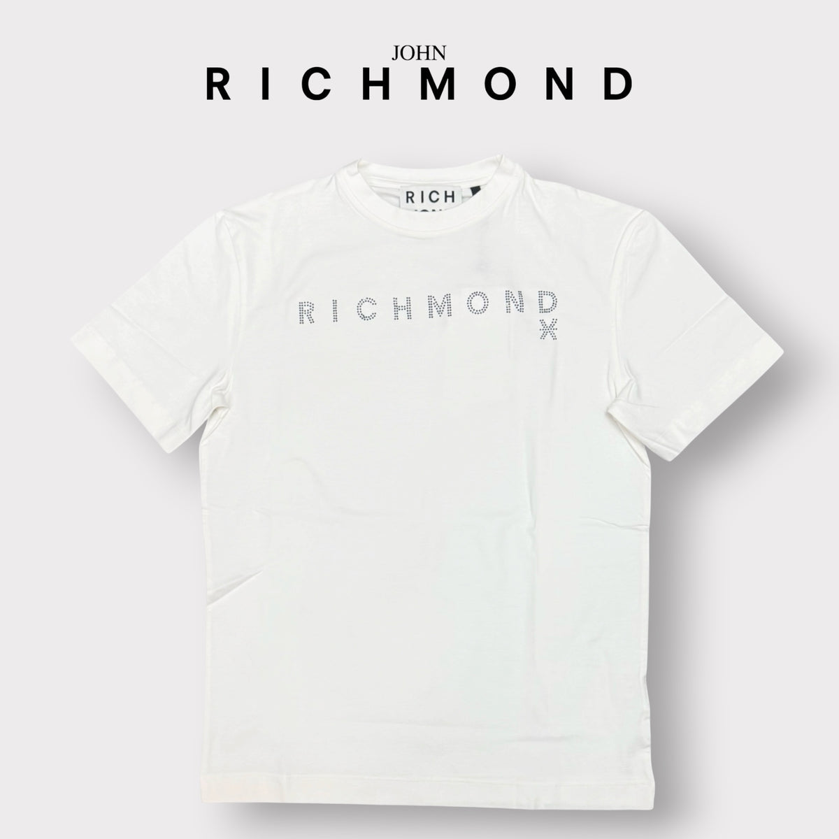 JOHN RICHMOND- T-shirt Donna, Oversize Fit, col.Bianco