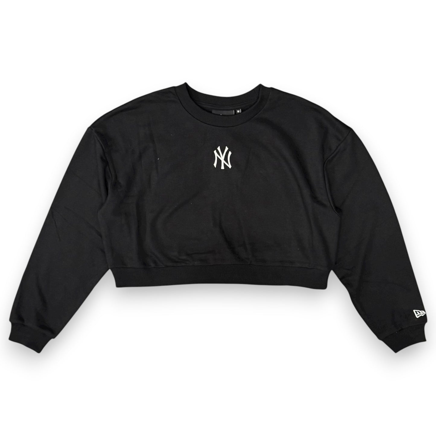 Tuta Completa Donna NEW ERA con felpa crop,tex.garzato (veste grande si consiglia una tg. In meno), col.Nero