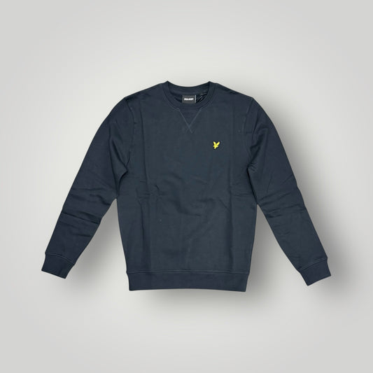 Felpa LYLE&SCOTT girocollo in tex.felpato,col.DarkNavy