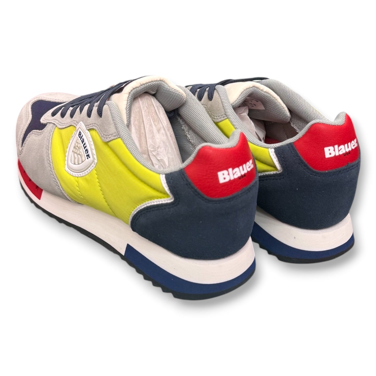 BLAUER - Scarpe Uomo, col.Blu/Grigio/Verde