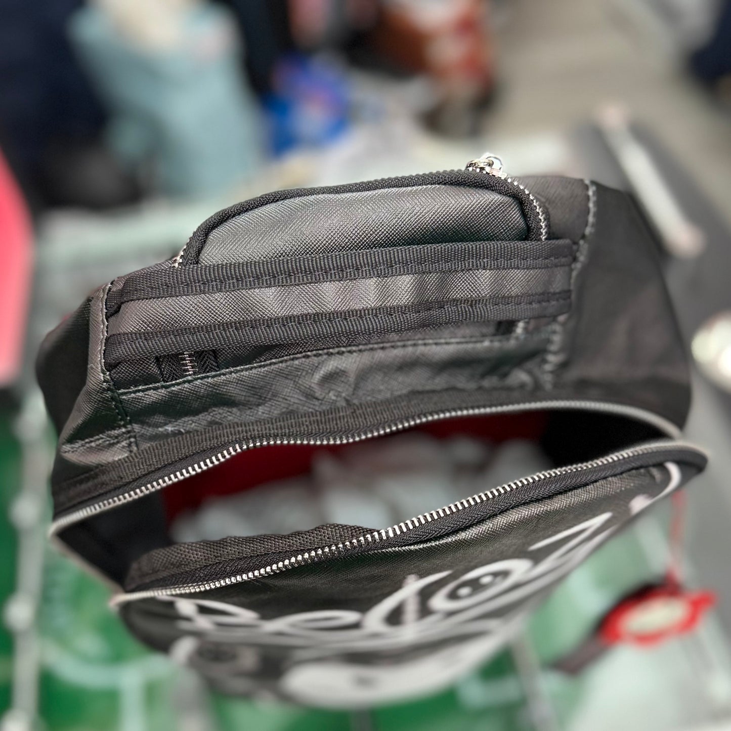 Zaino BECOZY con fantasia, Col.Nero