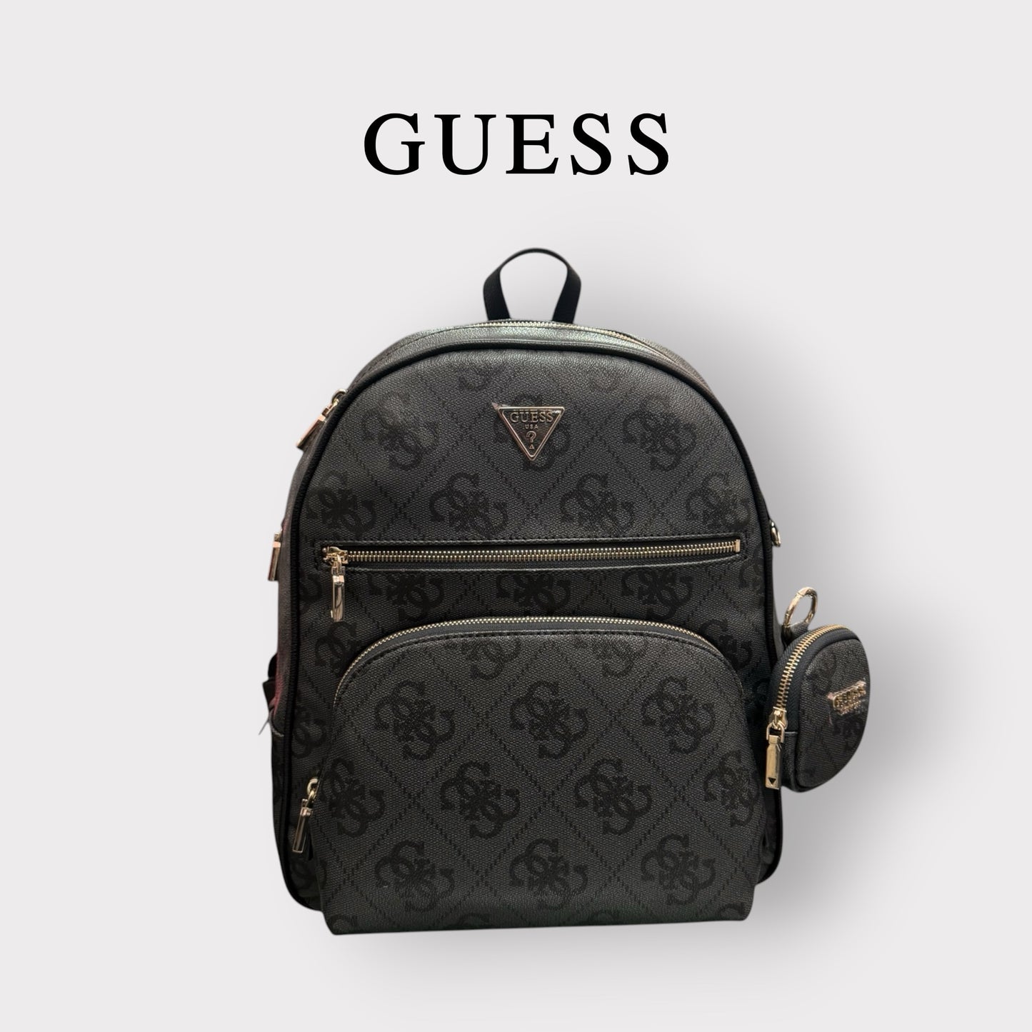GUESS- Zaino Donna, Group:Power Play II, Col.Coal Logo
