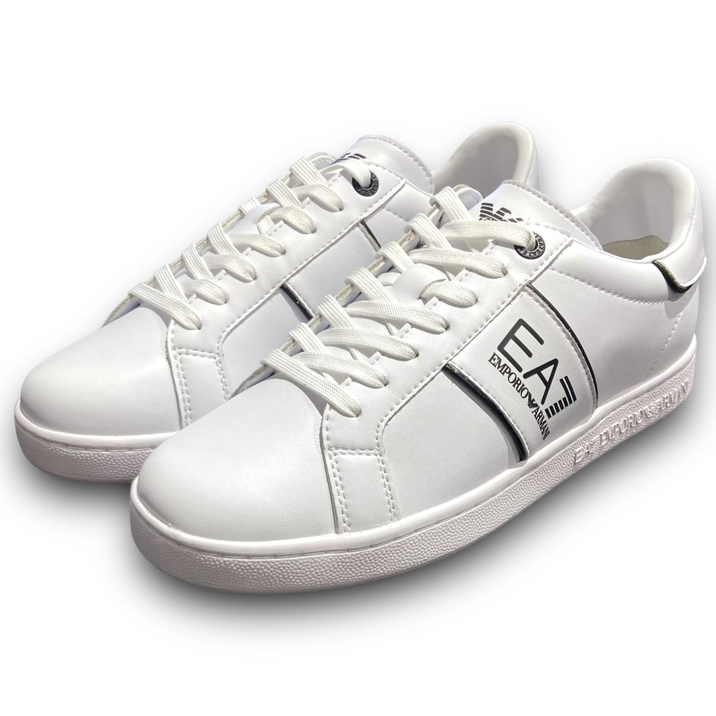 Scarpe EA7 EMPORIO ARMANI Uomo, col.Bianco/Nero, (veste grande)