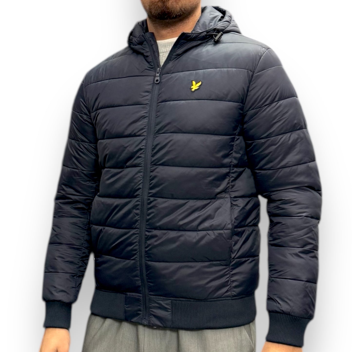 Piumino LYLE SCOTT con cappuccio, Col.Blu