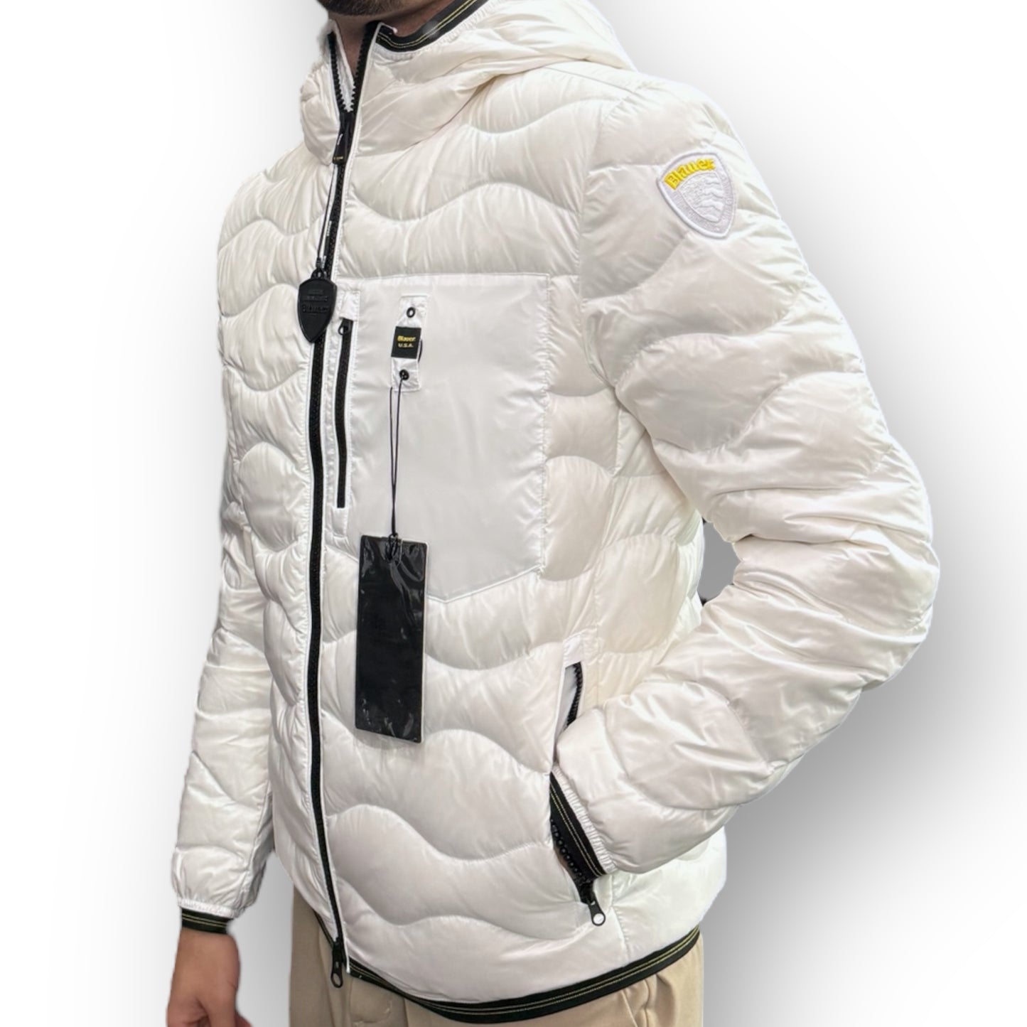 Giubbotto BLAUER Uomo, col.Bianco