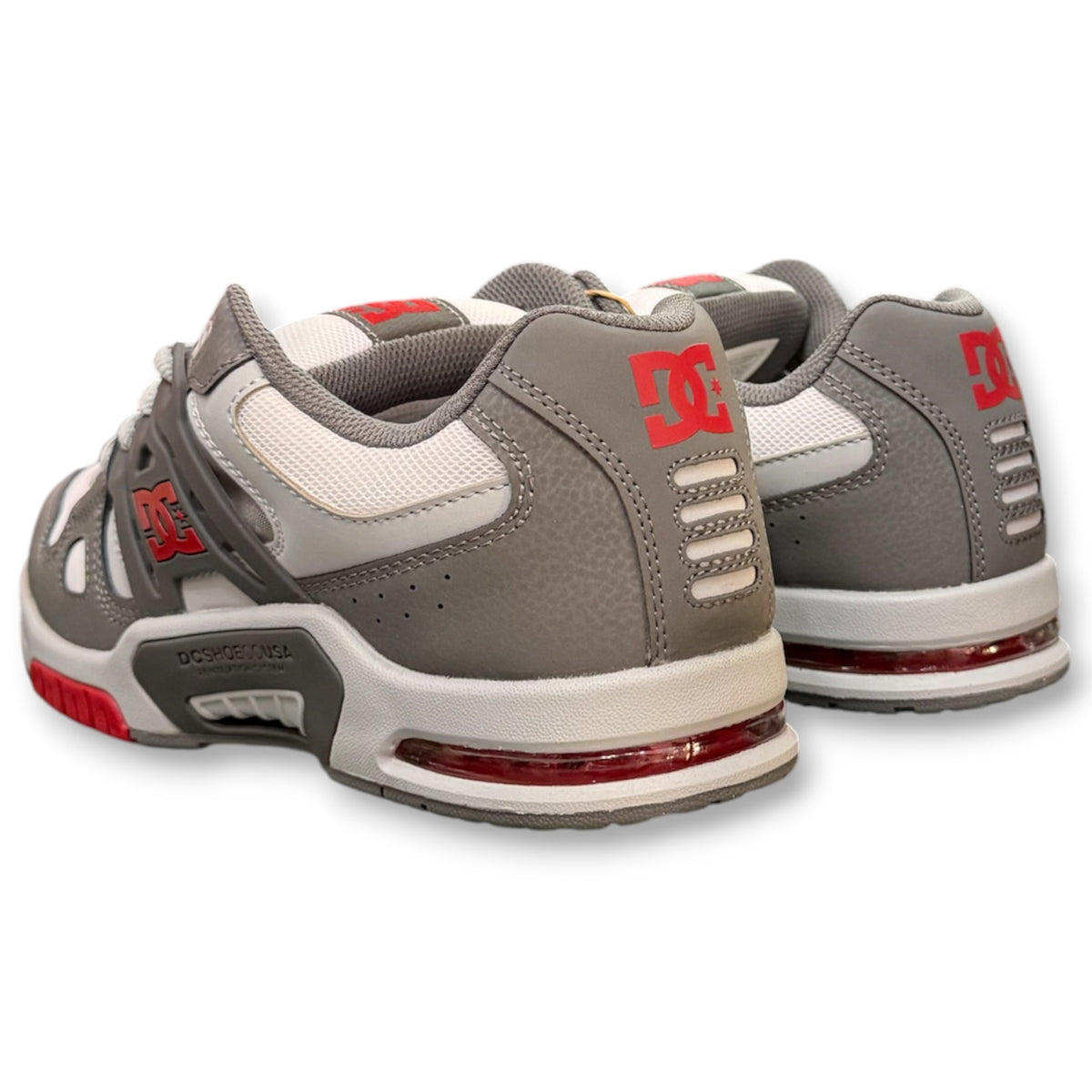 DC- Scarpe, col.Grigio/Rosso