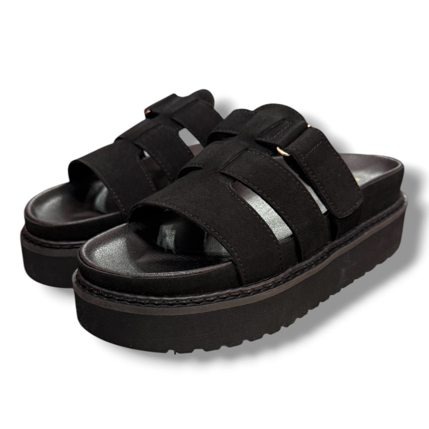 SUPERGA- Scarpe Donna, con zeppa, col.Nero
