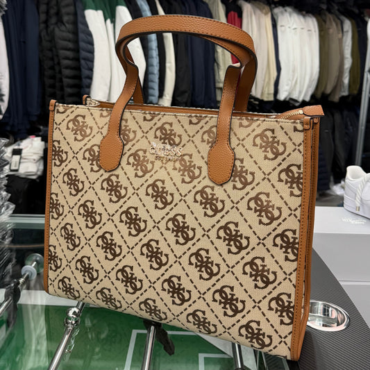 Borsa GUESS ,con macrologo, Group SILVANA