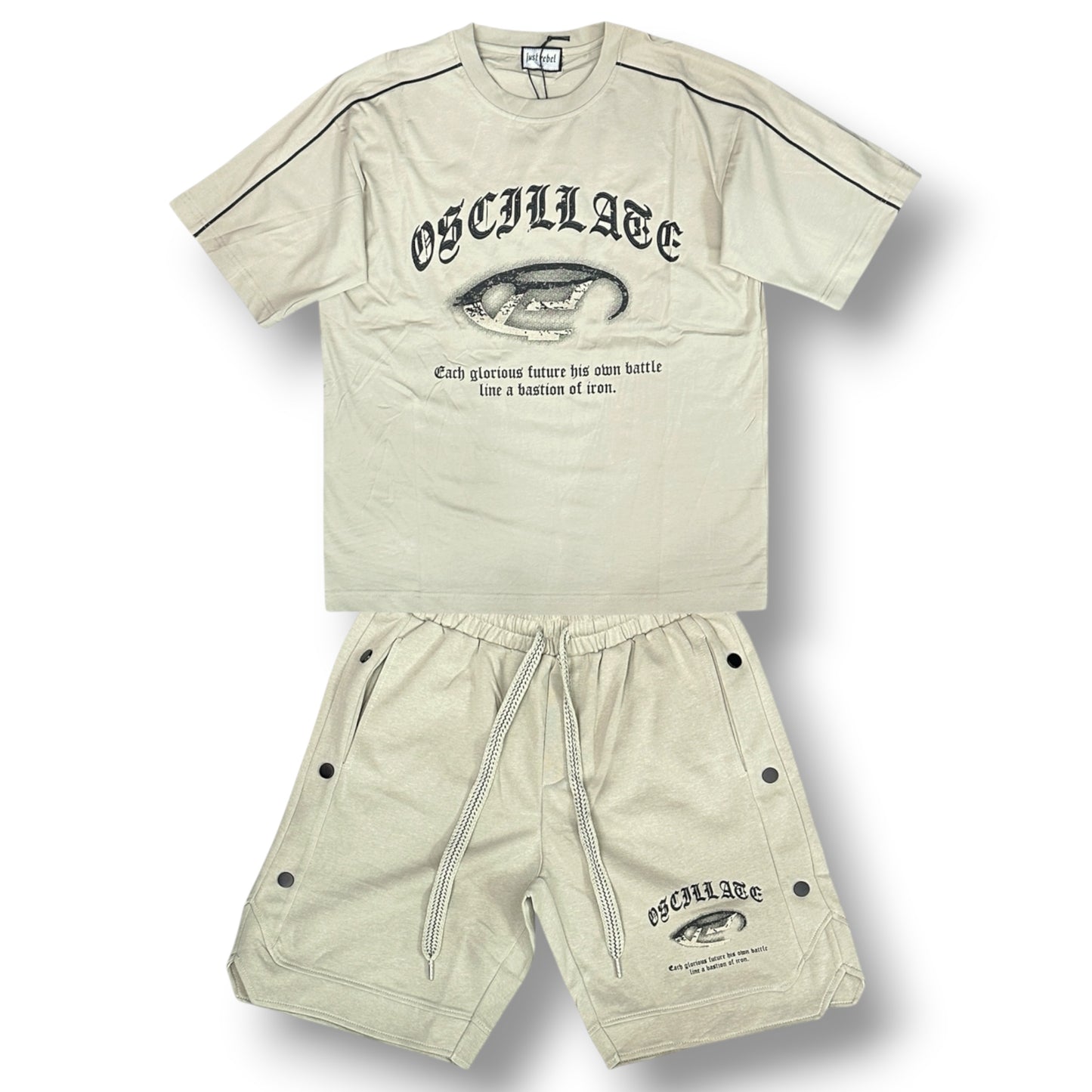 JUST REBEL - Completino estivo Uomo, Col.Beige