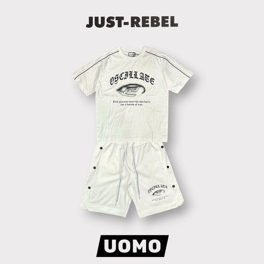 JUST REBEL - Completino estivo Uomo, Col.Bianco