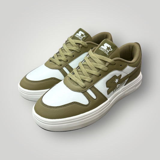 Scarpe STARTER, col.Bianco/Verde Militare (STBL-08)