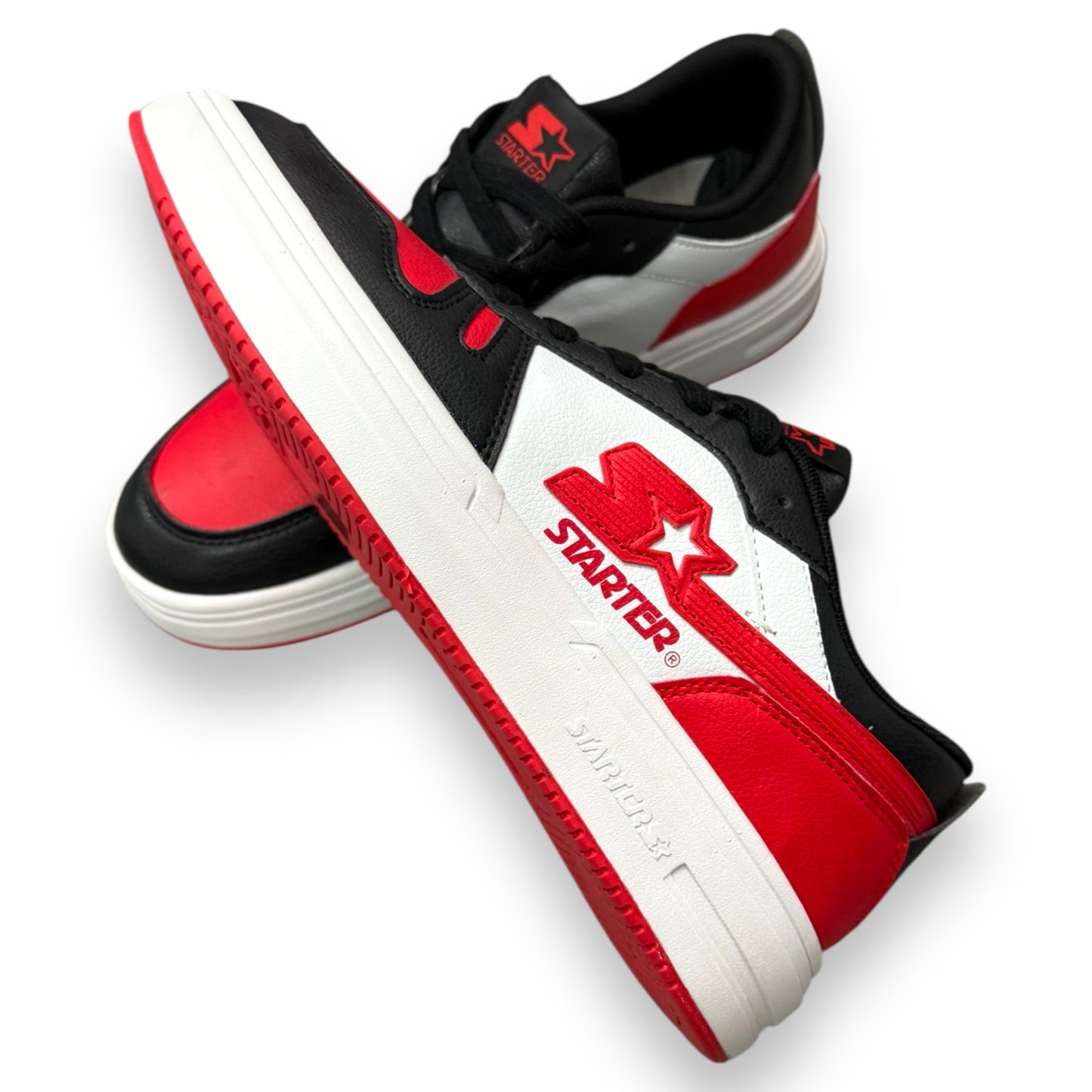 Scarpe STARTER, col.Bianco/Nero/Rosso(STBL-08)