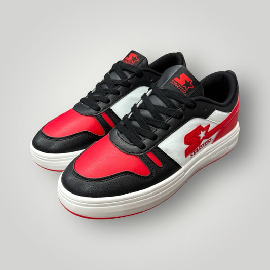 Scarpe STARTER, col.Bianco/Nero/Rosso(STBL-08)