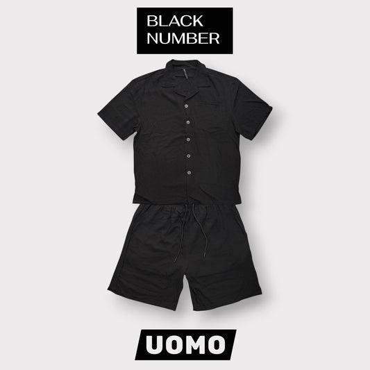 BALCK NUMBER- Completino estivo Uomo, col.Nero