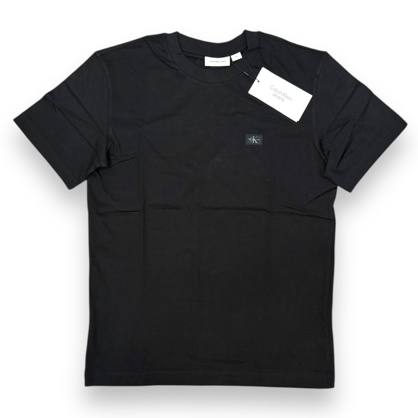 T-shirt CALVIN KLEIN, con logo lato cuore, Col.Nero (targhetta ck)