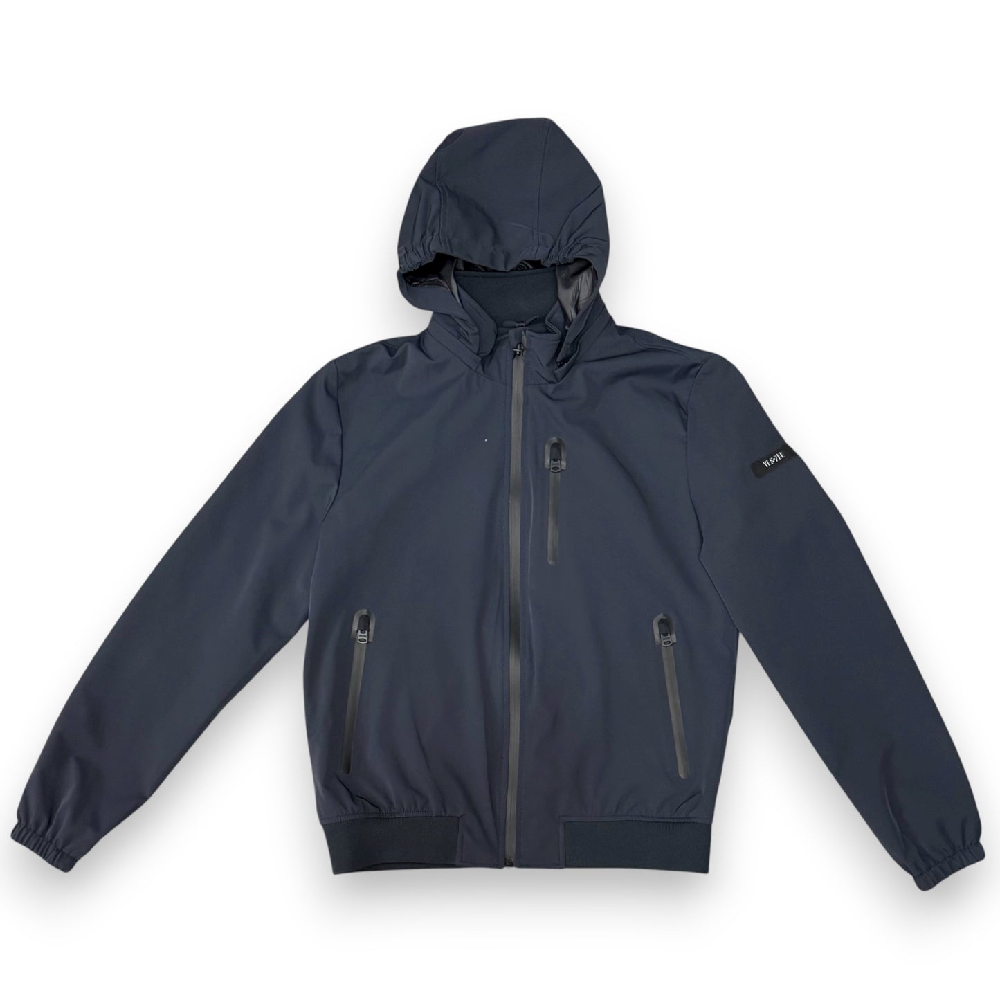 Giubbotto YES-ZEE Uomo, con cappuccio sganciabile, con zip termosaldata, col.Blu