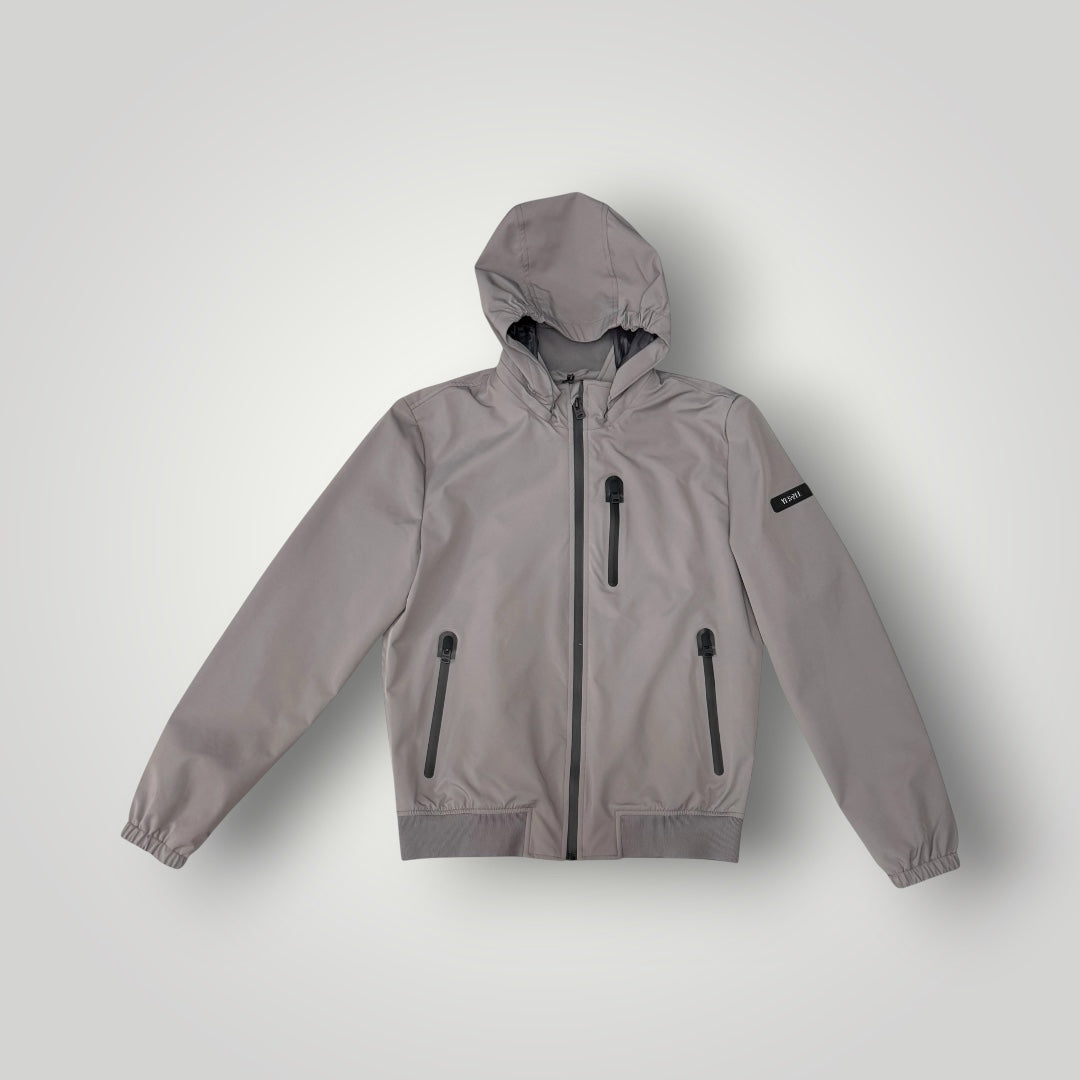 Giubbotto YES-ZEE Uomo, con cappuccio sganciabile, con zip termosaldata, col.Grigio