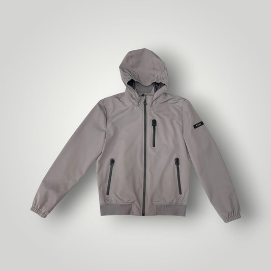 Giubbotto YES-ZEE Uomo, con cappuccio sganciabile, con zip termosaldata, col.Grigio