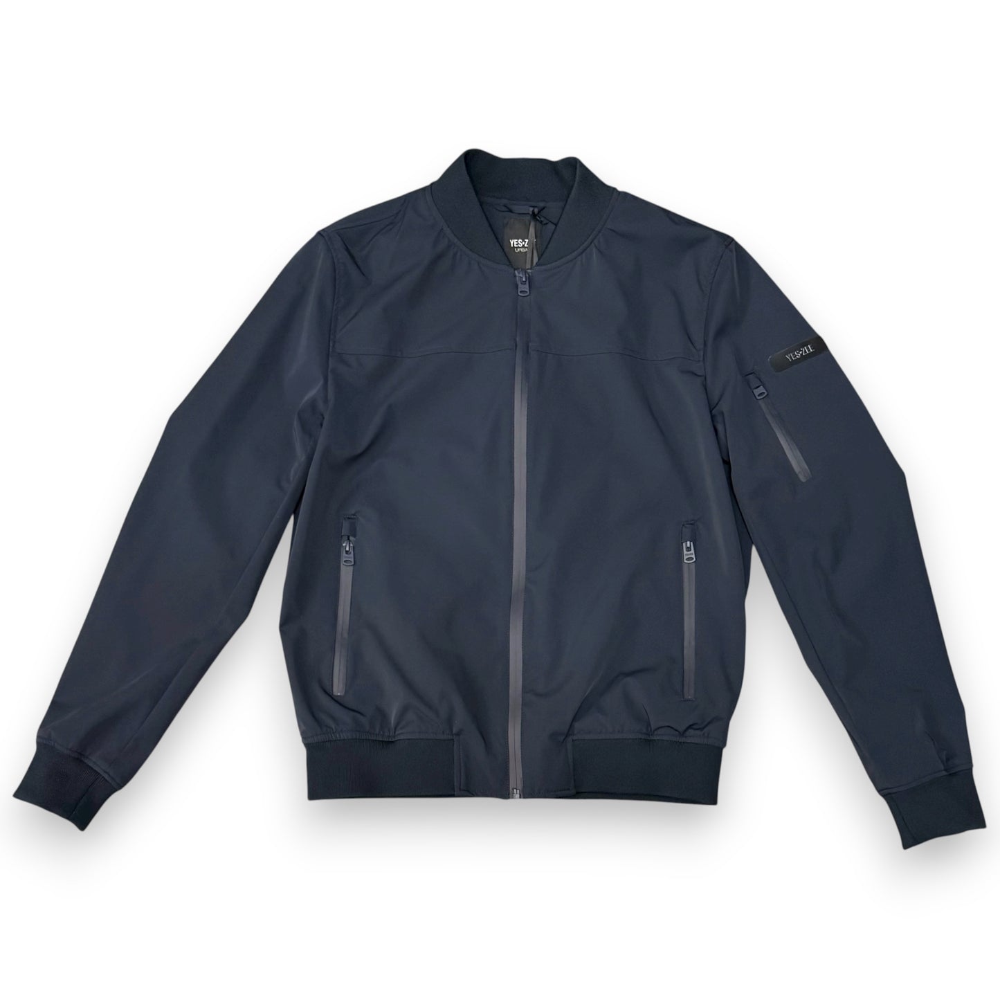 Bomber YES-ZEE Uomo, senza cappuccio, col.Blu
