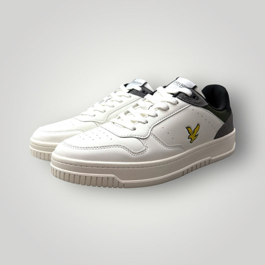 Scarpe LYLE & SCOTT Uomo, mod.Culross,col.Bianco/Grigio/Verde