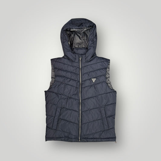 Smanicato GUESS Uomo con cappuccio sganciabile, Col.Blu