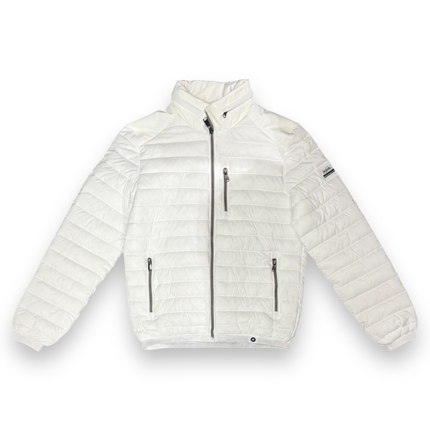 Giubbotto YES-ZEE Uomo 70 grammi con cappuccio nascosto, col.Bianco