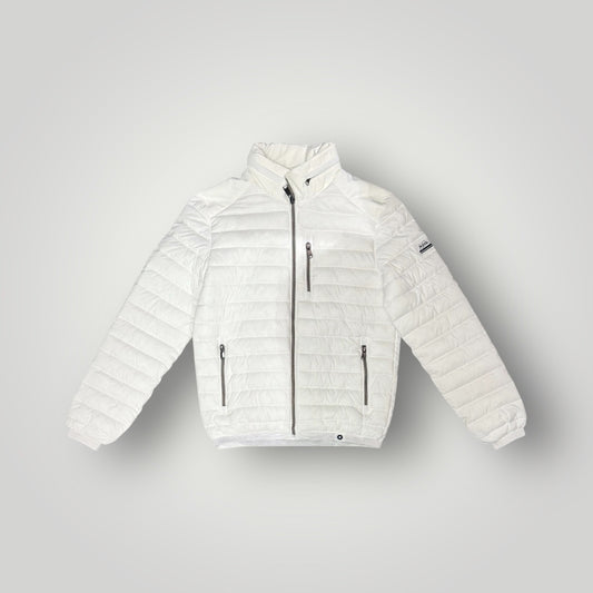 Giubbotto YES-ZEE Uomo 70 grammi con cappuccio nascosto, col.Bianco