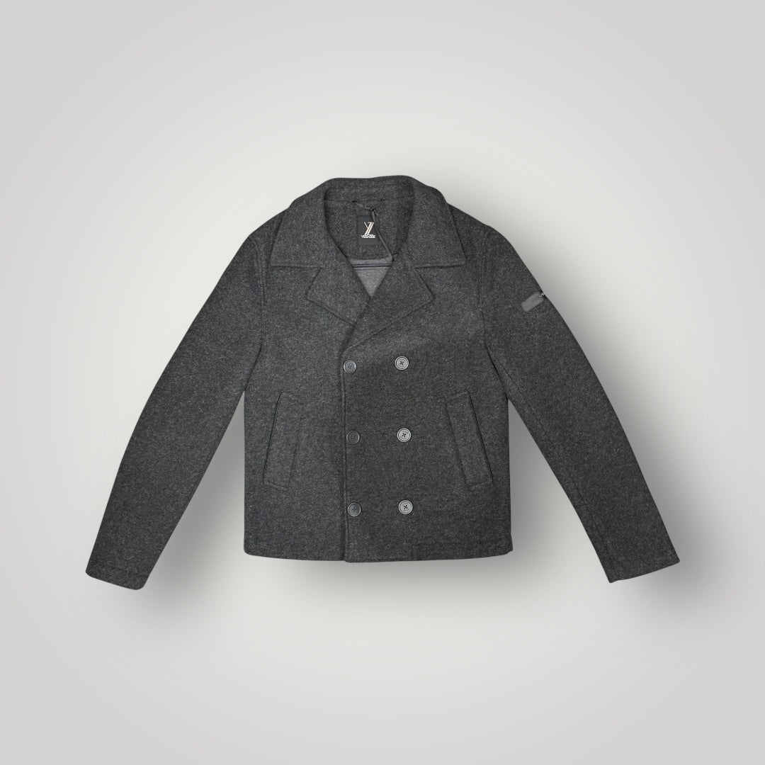 Giubbotto YES-ZEE Uomo in lanetta mod.doppiopetto, col.Grigio