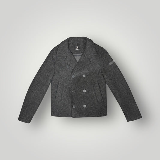 Giubbotto YES-ZEE Uomo in lanetta mod.doppiopetto, col.Grigio