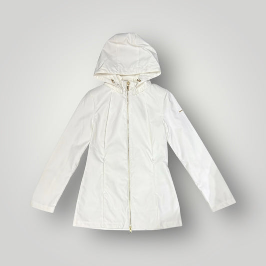 Giubbotto in tessuto tecnico YES-ZEE,lunghezza bacino col.Bianco