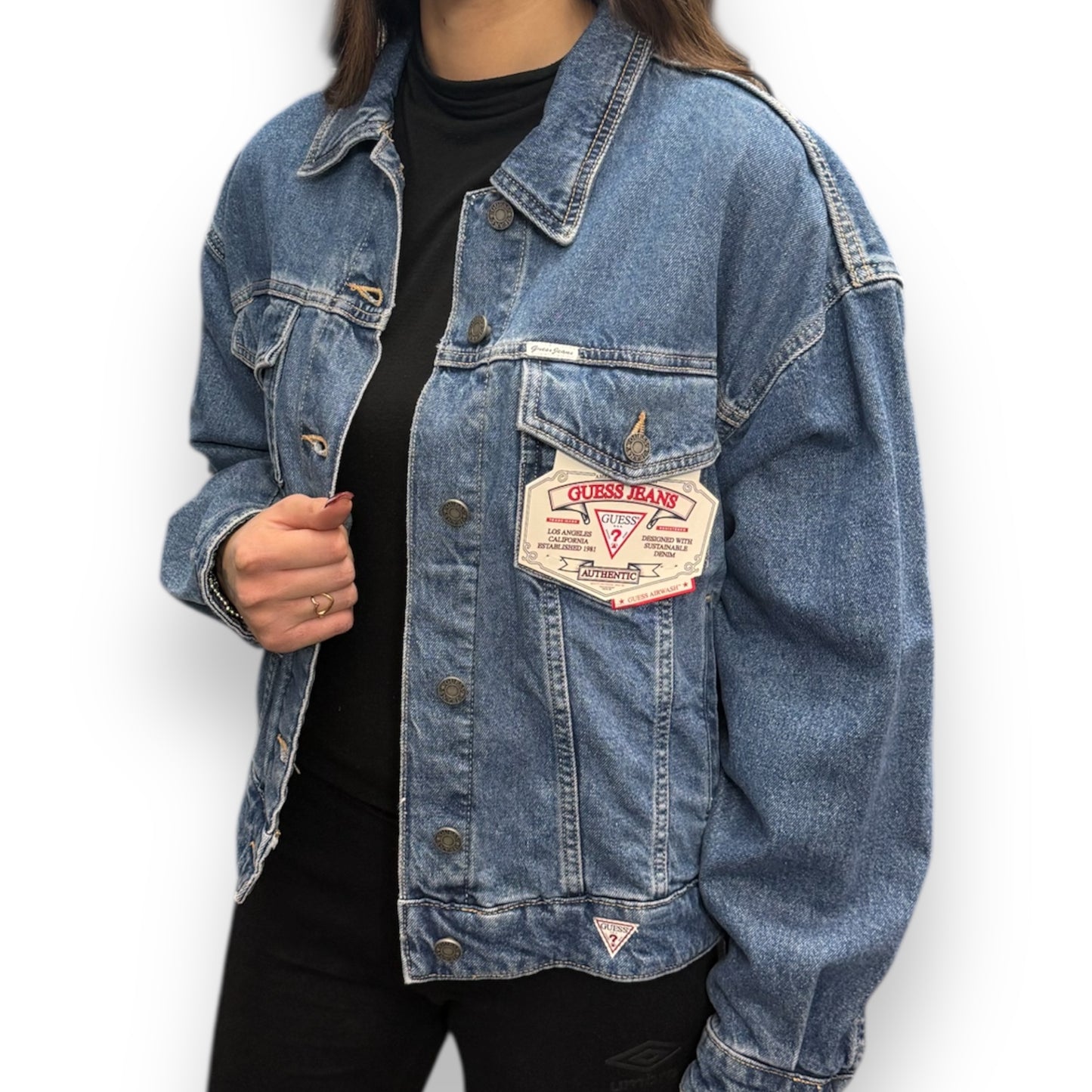 Giubbotto in denim della GUESS JEANS Donna, Oversize