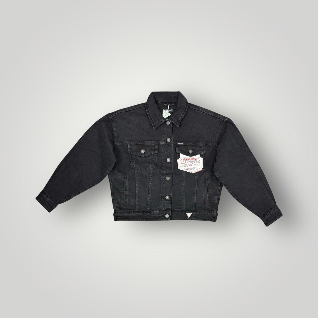 Giubbotto in denim della GUESS JEANS Donna, Oversize col.Nero