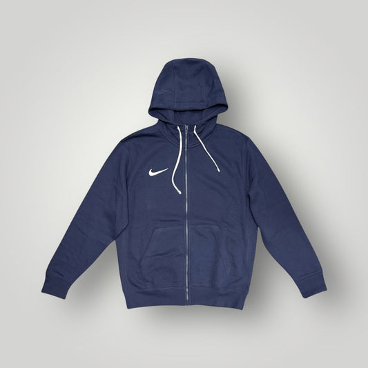 Felpa NIKE con zip e cappuccio,col.Blu
